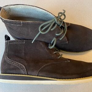 Stacy Adams Dark Brown Suede Chukka Style Boots
